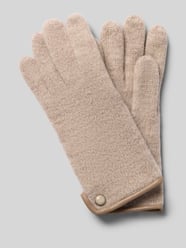 Walkhandschuhe aus reiner Schurwolle von Roeckl Beige - 2