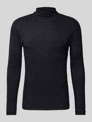 Longsleeve in Ripp-Optik Modell 'Emanuel' von Drykorn Schwarz - 40