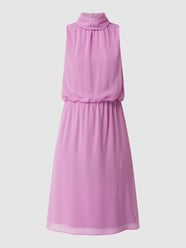 Jurk van chiffon  van comma Paars - 46
