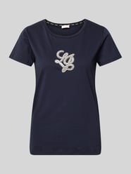T-shirt met ronde hals en met strass-steentjes van Liu Jo Sport - 5