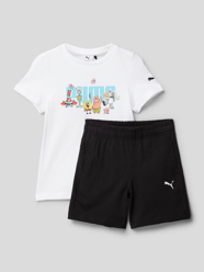 T-shirt en boxershort in een set met Spongebob®-print van Puma Wit - 11