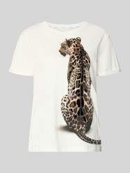 T-Shirt mit großem Tiermotiv-Print von Marc Cain - 39