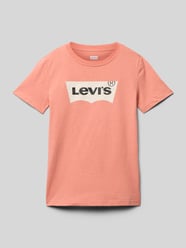 T-Shirt mit Label-Print von Levi’s® Kids Orange - 9