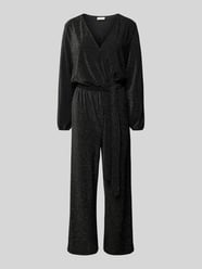 Jumpsuit mit Effektgarn Modell 'GLITTO' von FREE/QUENT Schwarz - 33