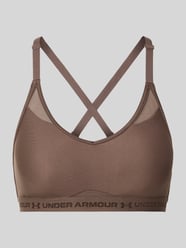 Sport-BH mit Label-Schriftzug Modell 'UA Crossback Low Bra' von Under Armour - 42
