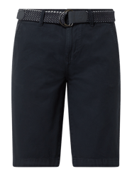 Regular Fit Chino-Shorts aus Baumwolle Modell 'Craig' von Lerros Blau - 11