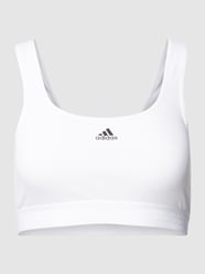 Bustier mit Label-Print von ADIDAS SPORTSWEAR Weiß - 48