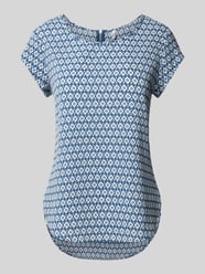 Blusenshirt mit floralem Muster Modell 'VIC' von Only Blau - 12