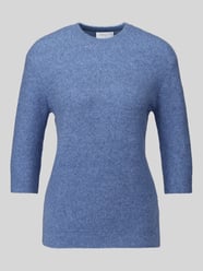 Pullover mit halblangen Ärmeln aus Wollmix von Jake*s Collection - 26
