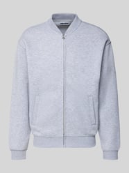 Gezippte Sweatjacke mit College-Kragen von REVIEW - 1