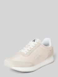 Ledersneaker mit Label-Schriftzug Modell 'RETRO RUNNER' von Calvin Klein Jeans Rosa - 24