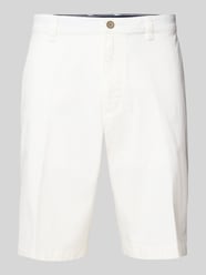 Regular Fit Chino-Shorts mit Gürtelschlaufen Modell 'Flat' von bugatti - 15