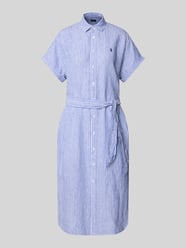 Hemdblusenkleid aus Leinen mit Bindegürtel von Polo Ralph Lauren - 30