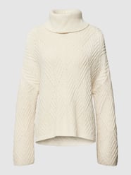 Strickpullover mit Rollkragen von comma Casual Identity Weiß - 6