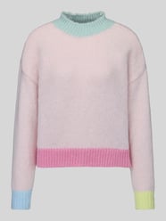 Relaxed Fit Pullover mit Color-Blocking von ONLY Pink - 10