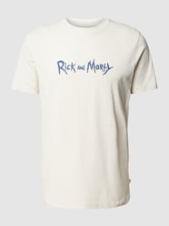 T-Shirt mit Motiv-Print von QS by s.Oliver  Beige - 1