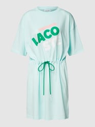T-shirtjurk met labelprint van Lacoste Blauw / turquoise - 1