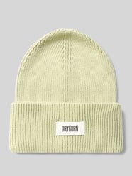 Beanie met labelpatch model 'LOAH' van DRYKORN - 39