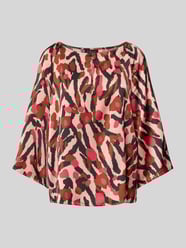 Regular fit blouse met lange mouwen en all-over motief van s.Oliver BLACK LABEL - 8