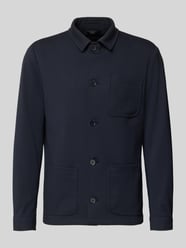Koszula-kurtka w kroju slim fit z kołnierzykiem kent model 'DiJohn' od Zuitable - 7