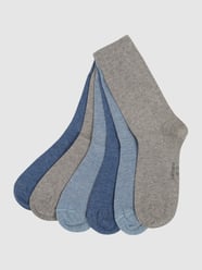 Sokken per 6 paar verpakt van camano Blauw - 10