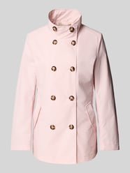 Trenchcoat mit Stehkragen und Eingrifftaschen von Christian Berg Woman Selection Pink - 33