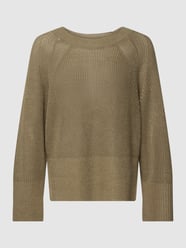 Gebreide pullover met ronde hals, model 'Sacha' van Part Two Bruin - 23