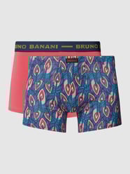 Trunks mit Label-Details im 2er-Pack von Bruno Banani Blau - 43
