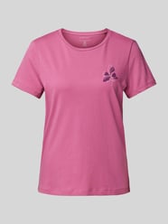 T-Shirt aus Baumwolle mit Motiv-Print von Tom Tailor Pink - 16