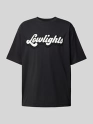 T-Shirt mit Label-Detail von Low Lights Studios Schwarz - 25