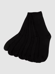 Socken mit Rippenbündchen im 9er-Pack von camano Schwarz - 38