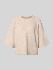 sweter o kroju regular fit z rękawami o dł. 3/4 model 'SIMONI' od ONLY - 19