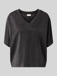 Oversized T-Shirt mit V-Ausschnitt von Milano Italy - 32