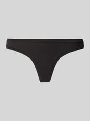 String mit Ziernähten von ORGANIC BASICS Schwarz - 24