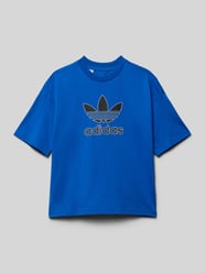 T-shirt z nadrukiem z logo od adidas Originals - 3