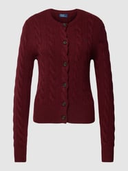 Cardigan mit Knopfleiste von Polo Ralph Lauren Bordeaux - 24