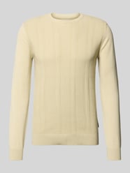 Sweter w dzianinowym wyglądzie o kroju slim fit model 'Baron' od Blend - 26