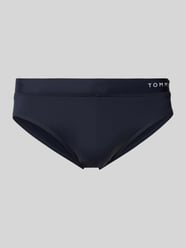 Badehose mit Label-Print von Tommy Hilfiger Blau - 12