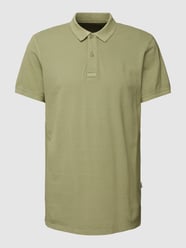 Poloshirt mit Logo-Stitching Modell 'WASHER' von Blend Grün - 47