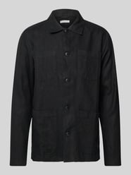 Hemdjacke aus Leinen mit aufgesetzten Eingrifftaschen von Knowledge Cotton Apparel - 29