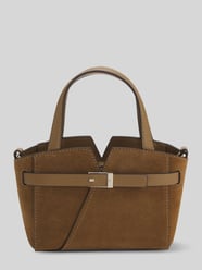 Shopper aus Kalbvelours mit Magnetverschluss von BOSS - 32