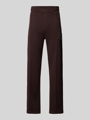 Sweatpants mit elastischem Bund Modell 'Camden' von PROHIBITED Braun - 15