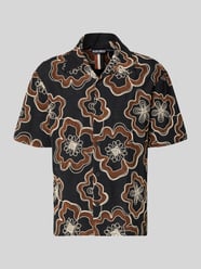 Freizeithemd mit floralem Allover-Stitching Modell 'Dova' von Antony Morato - 1