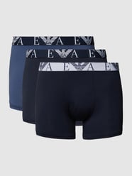 Boxershorts met merkopschrift van Emporio Armani Blauw / turquoise - 22