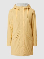 Regenjas met capuchon, model 'Sally' van Only Geel - 34
