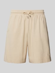 Regular Fit Badeshorts mit Label-Stitching von Emporio Armani Beige - 8