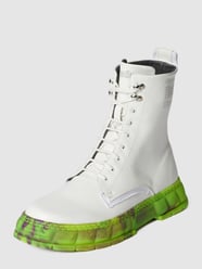 Boots mit Label-Print von Viron Weiß - 15