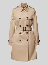 Slim fit trenchcoat met tailleriem van Tommy Hilfiger - 42