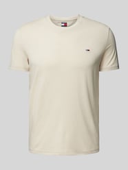 Slim fit T-shirt met logostitching van Tommy Jeans - 38