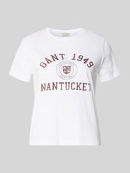 T-shirt met labelprint van GANT - 40